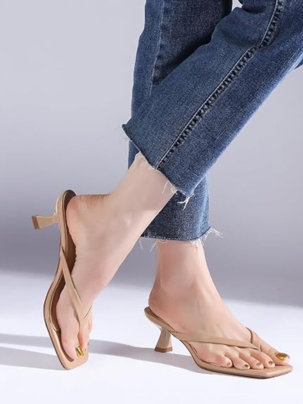 Kitten Flip Flop Thong Low Heels for Women